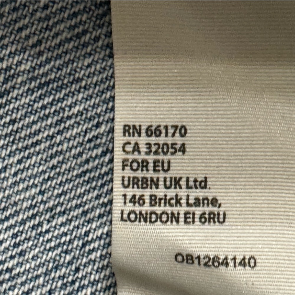 We The Free Light Wash Denim Raw Hem Cut Off Micro Mini Skirt - Picture 12 of 12